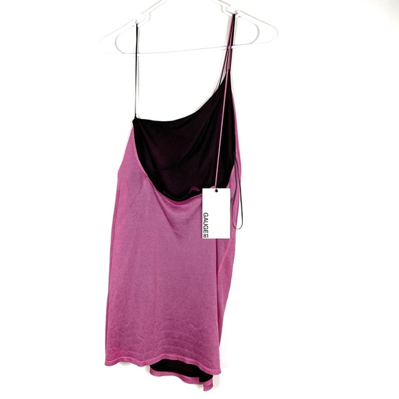NWT Revolve Gauge81 Sebeta One-Shoulder Knitted Mini Dress - Picture 9 of 14